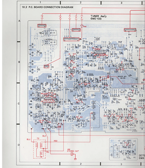 pioneer home stereo board layout left view